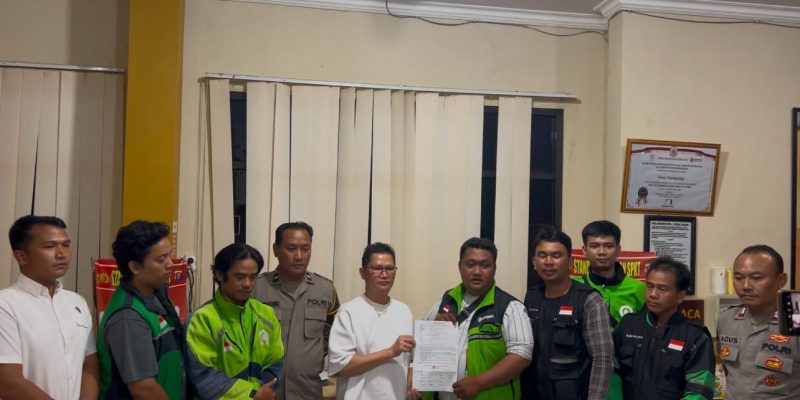 Sempat Viral di Medsos, Polresta Palangka Raya Berhasil Mediasi Perselisihan Ojol dengan Pelanggan