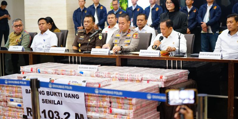 Polri Tetapkan PT AJP dan FH Sebagai Tersangka TPPU Judi Online, Sita Uang Rp 103,27 Miliar