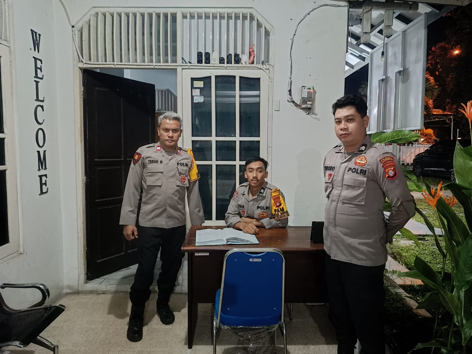 OMP Polresta Palangka Raya Bersiaga di Kantor Bawaslu
