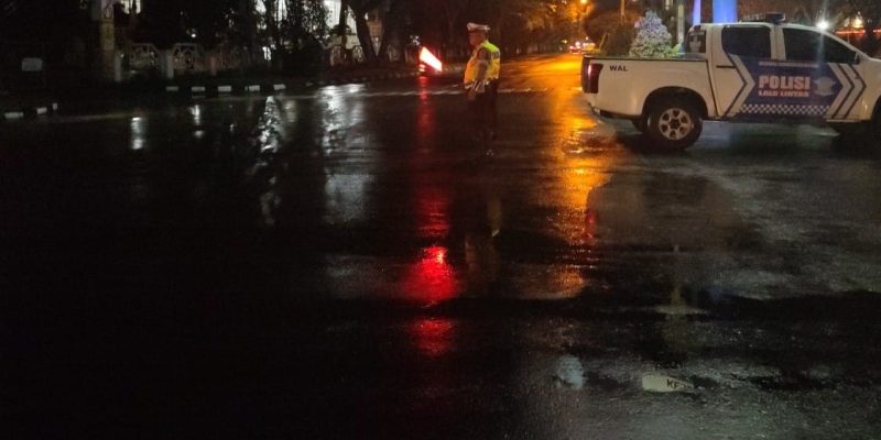 Jamin Kamseltibcarlantas, Anggota Satlantas Polresta Palangka Raya Siaga