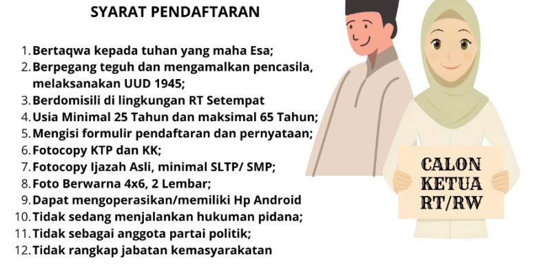 Warga Bereng Bengkel Protes Syarat Ijazah Pendaftaran Ketua RT Periode 2025-2027