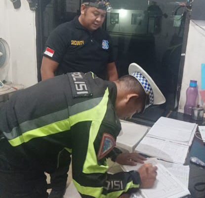 Satlantas Polresta Palangka Raya Edukasi Keselamatan Lalu Lintas ke SPBE