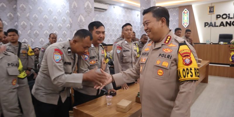 Sebagai Ujung Tombak, Kapolresta Palangka Raya Kumpulkan para Bhabinkamtibmas
