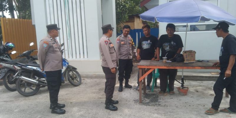 Anggota Polsek Bukit Batu Sambangi Nyaru Menteng untuk Jaga Kamtibmas