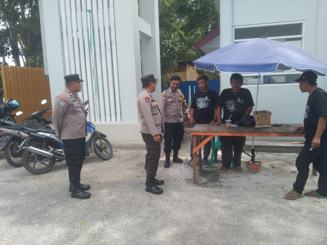 Anggota Polsek Bukit Batu Sambangi Nyaru Menteng untuk Jaga Kamtibmas