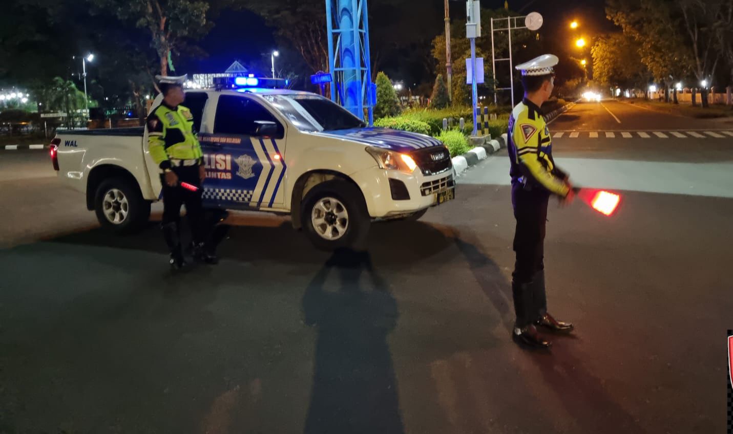 Satlantas Polresta Palangka Raya Cegah Balapan Liar Melalui Patroli Intensif