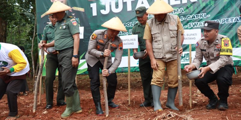 Polres Batang Dukung Swasembada Pangan Lewat Penanaman Jagung