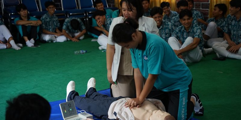 Rumkit Bhayangkara Ajarkan Siswa Tentang BHD Dan Pentingnya MCU Sejak Dini