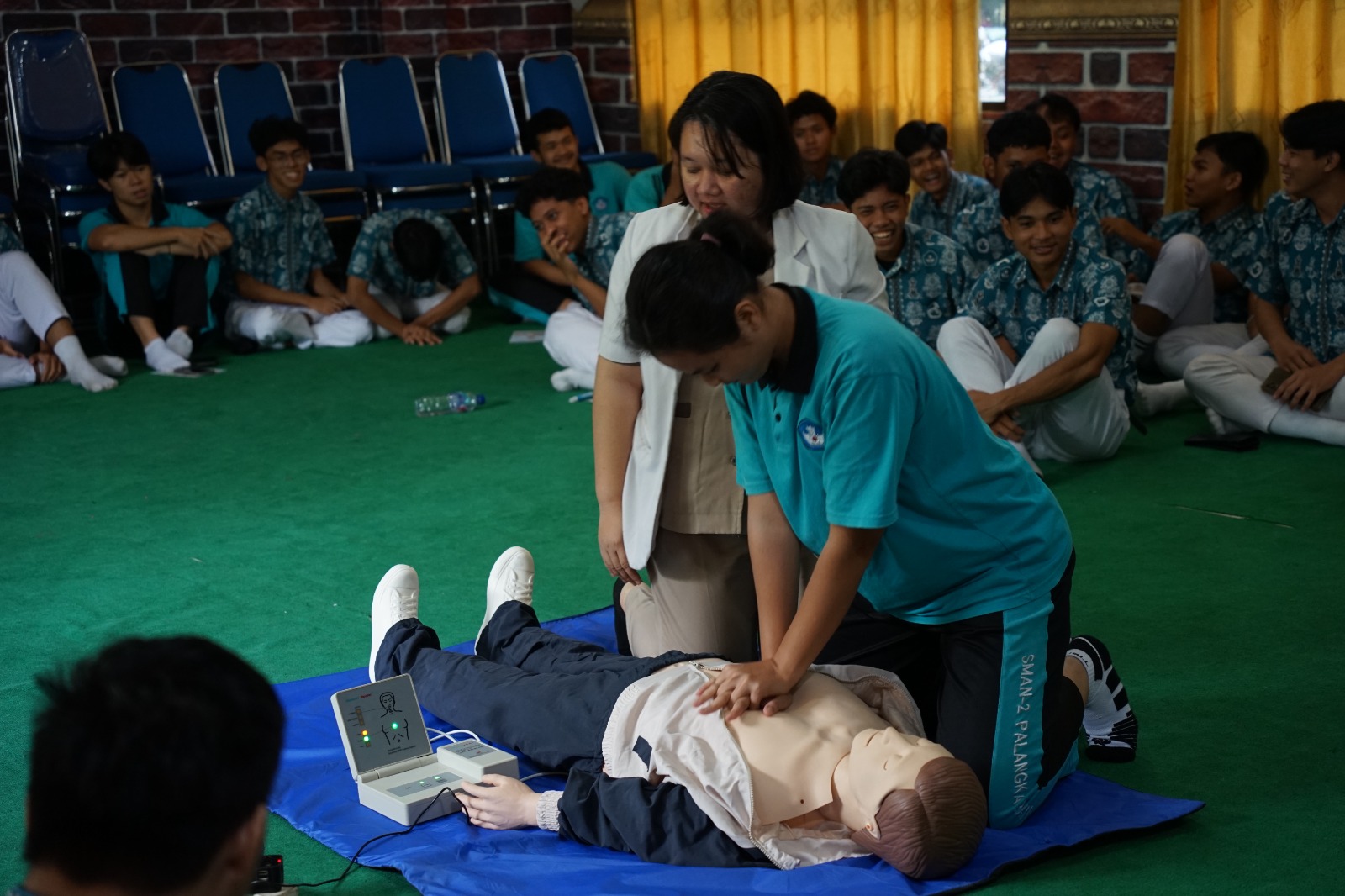 Rumkit Bhayangkara Ajarkan Siswa Tentang BHD Dan Pentingnya MCU Sejak Dini