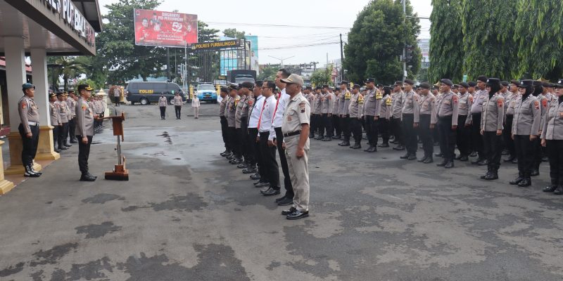 Pimpin Apel Pagi, Kapolres Purbalingga Ingatkan Kembali Tugas Pokok Polri
