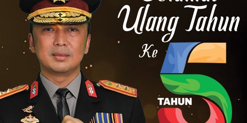 Irjen Pol Dr. H. Sandi Nugroho Kepala Divisi Humas Polri Mengucapkan Selamat HUT Ke – 5 Media Koran Pelopor dan Media Online www.pelopornews.co.id
