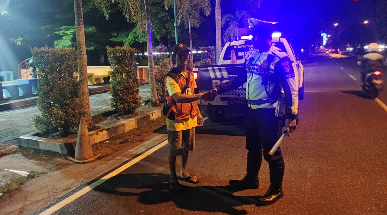 Satlantas Polresta Palangka Raya Gelar Edukasi untuk Tukang Parkir di Area Publik