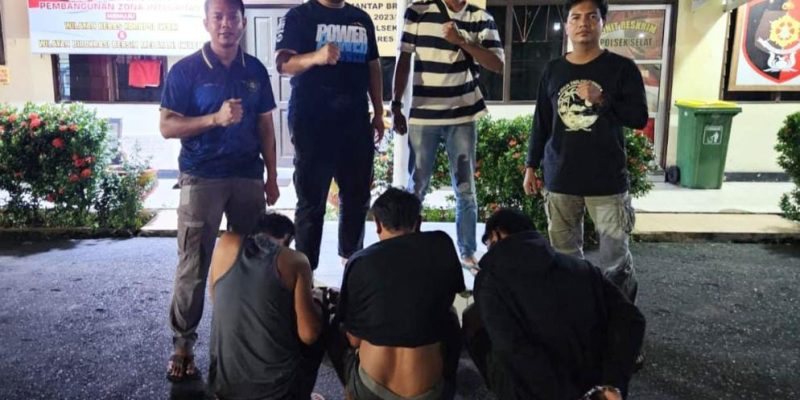 Tim Resmob Kapuas Berhasil Meringkus 3 Orang Terduga Pelaku Pengeroyokan