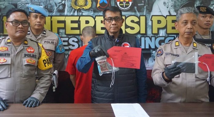 Beli Sabu Online, Tukang Parkir Diringkus Satresnarkoba Polres Purbalingga