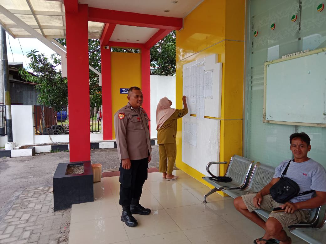 Anggota Satpamobvit Polresta Palangka Raya Tingkatkan Pengamanan ke Sektor Perbankan