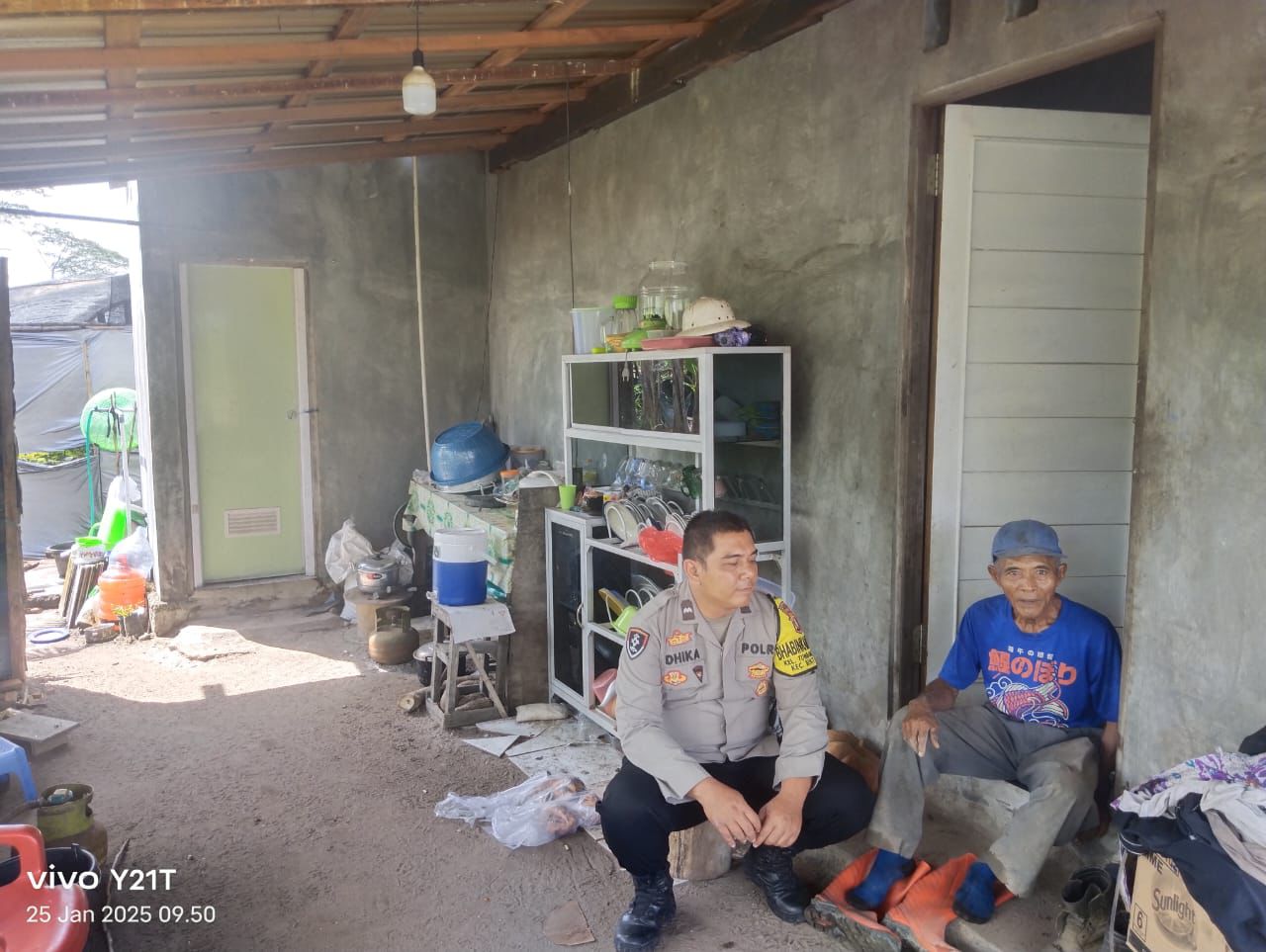 Jaga Kemitraan, Polsek Bukit Batu Datangi Warga Binaan di Tumbang Tahai