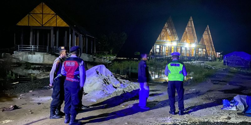 Personel KRYD Polresta Palangka Raya Tinjau Kamtibmas Pembangunan SD Alam Kemala Bhayangkari