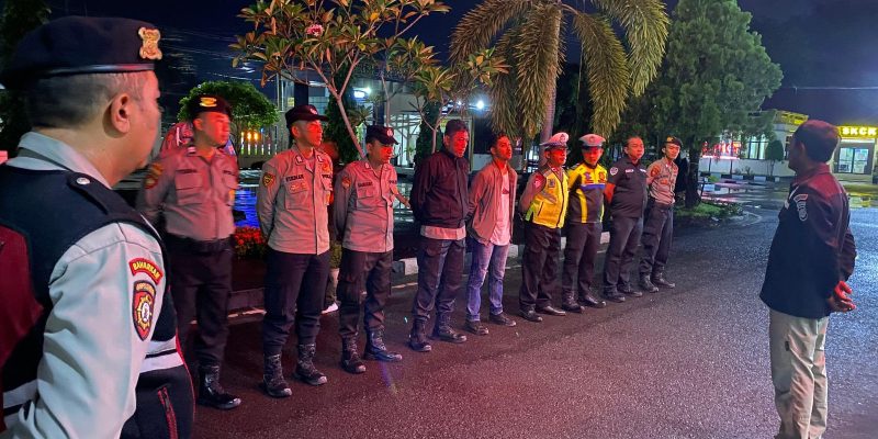 Personel Polresta Palangka Raya Gelar Apel Kesiapan Ketika akan KRYD