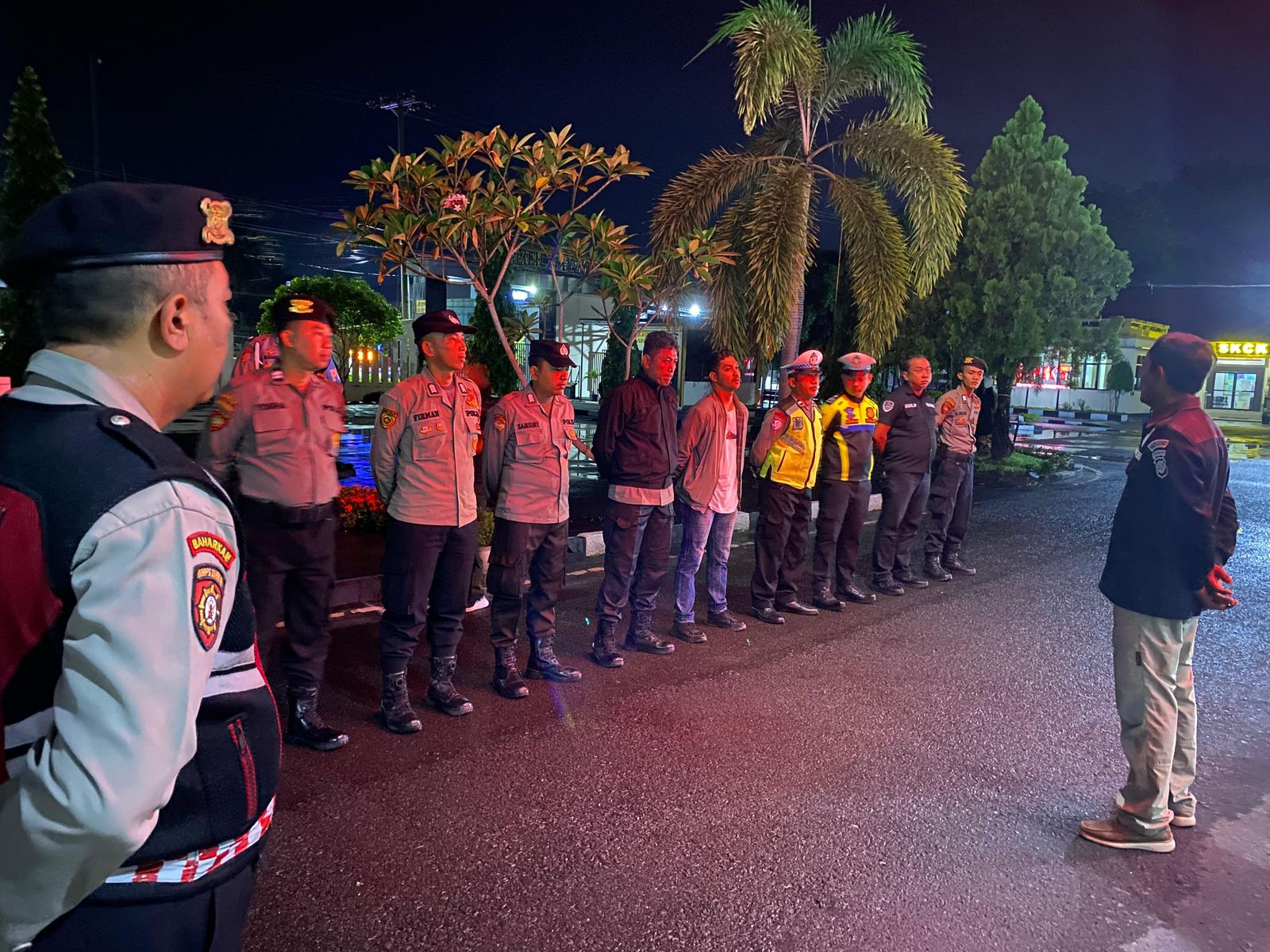 Personel Polresta Palangka Raya Gelar Apel Kesiapan Ketika akan KRYD