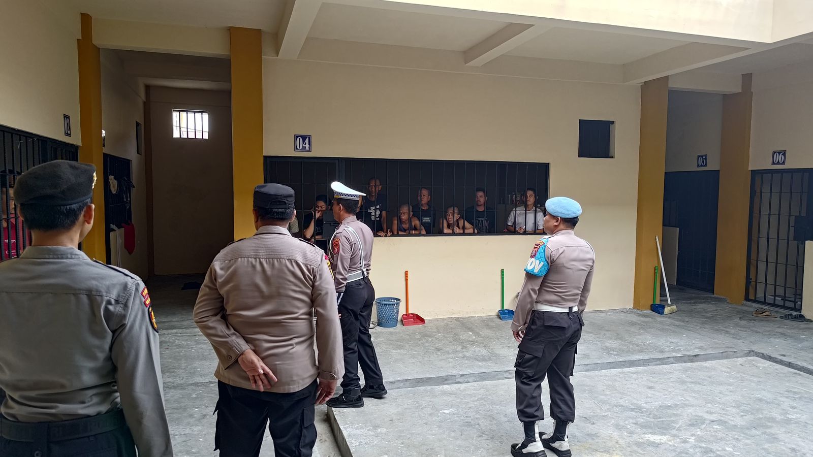 Sattahti dan Piket Fungsi Polresta Palangka Raya Cek Kondisi dan Jumlah Tahanan