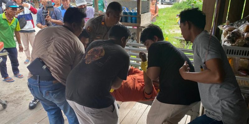 Kapolsek Sabangau Bantu Tangani Penemuan Mayat di Kereng Bangkirai