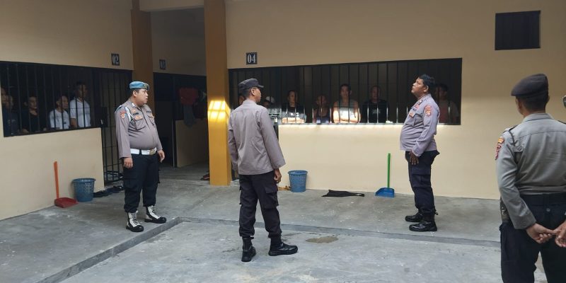 Sattahti dan Piket Fungsi Polresta Palangka Raya Laksanakan Kontrol Rutin di Rutan