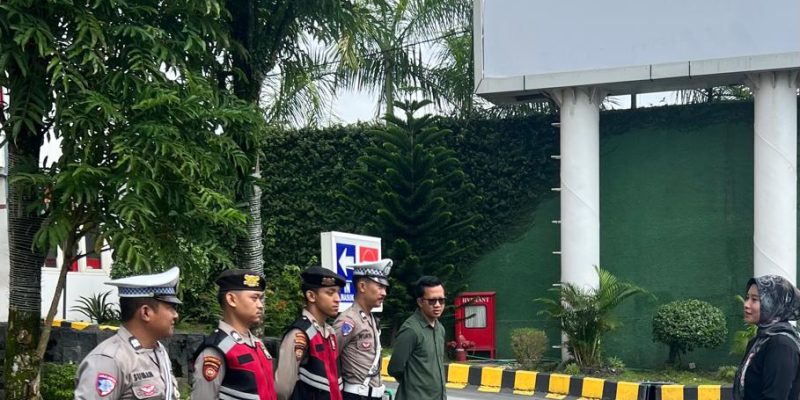 Polresta Palangka Raya Pam Kunker Menteri Lingkungan Hidup RI