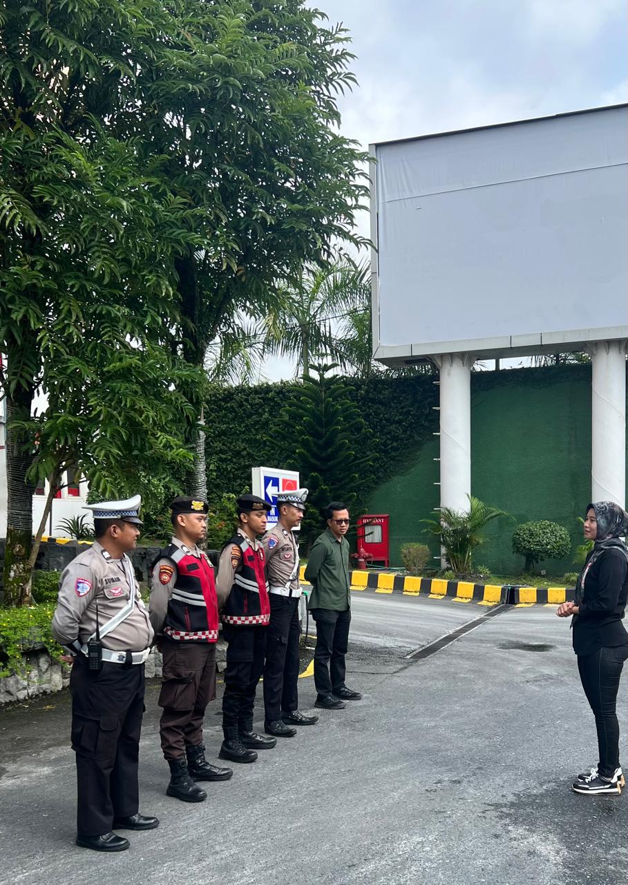 Polresta Palangka Raya Pam Kunker Menteri Lingkungan Hidup RI