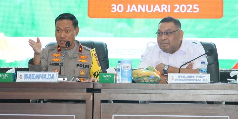 Bersama Kementan RI, Polda Kalteng Inisiasi Rapat Optimalisasi Lahan Dukung Swasembada Jagung di Wilayah Kalteng
