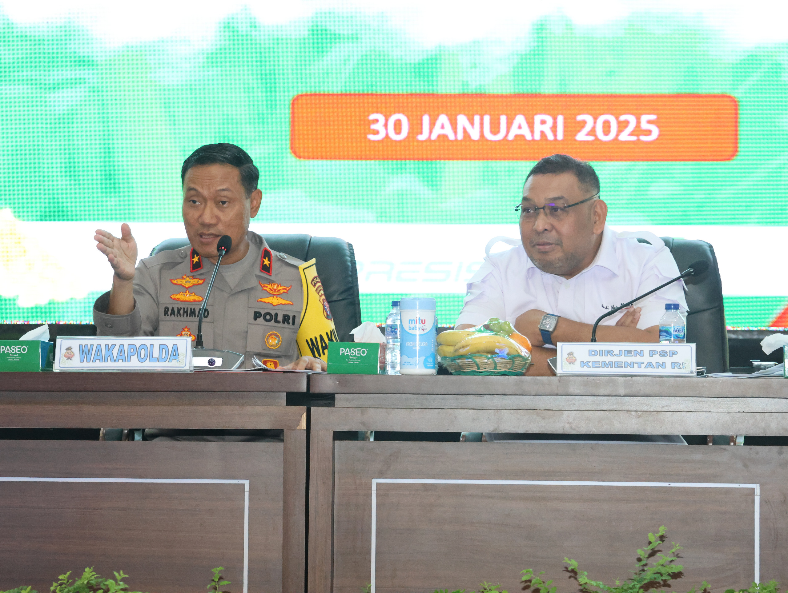 Bersama Kementan RI, Polda Kalteng Inisiasi Rapat Optimalisasi Lahan Dukung Swasembada Jagung di Wilayah Kalteng