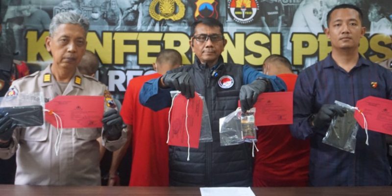 Polres PurbaIingga Ringkus Tiga Tersangka Pengguana Narkotika Jenis Sabu