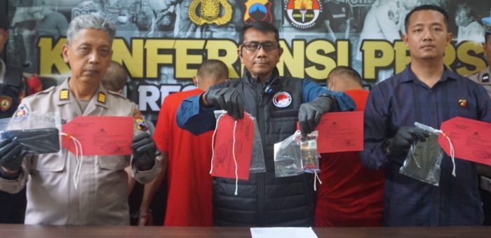 Polres PurbaIingga Ringkus Tiga Tersangka Pengguana Narkotika Jenis Sabu