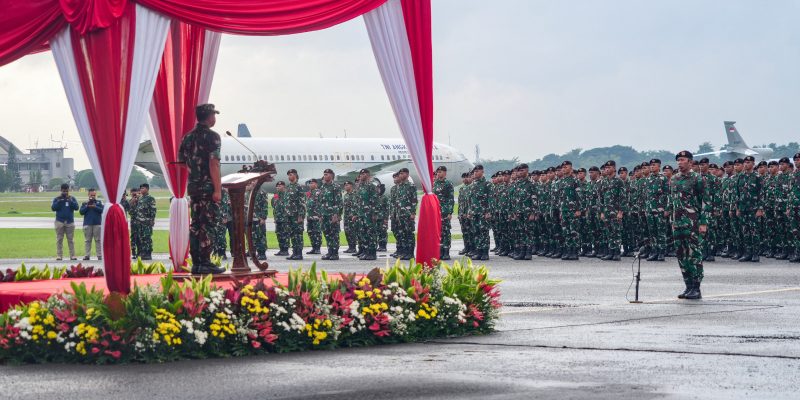 Pangkostrad Hadiri Penyambutan Kontingen Patriot Indonesia