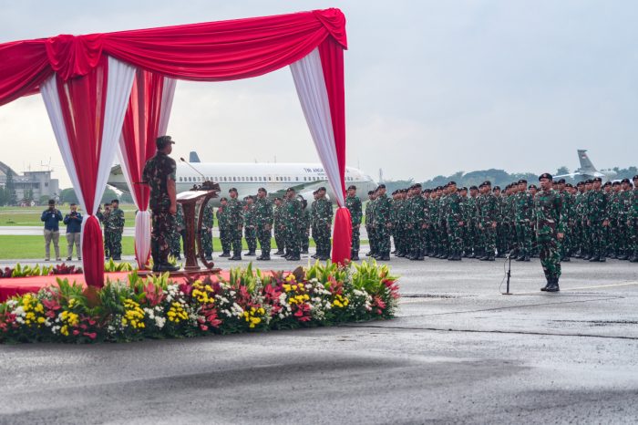 Pangkostrad Hadiri Penyambutan Kontingen Patriot Indonesia
