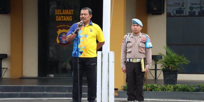Pimpin Apel Pagi, Kabag SDM Polresta Palangka Raya Ingatkan Jaga Kesehatan Mental dan Jasmani