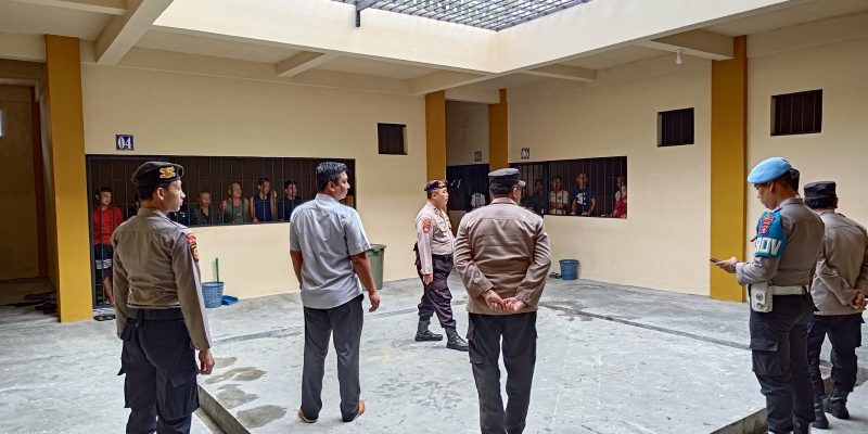 Sattahti Polresta Palangka Raya Pastikan Keamanan dan Kesehatan Tahanan di Rutan