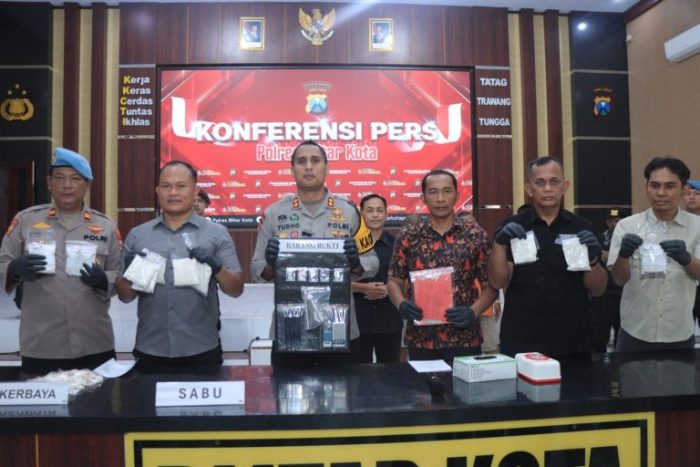 Polres Blitar Kota Berhasil Mengungkap Kasus Penyalahgunaan Narkoba dan Curanmor