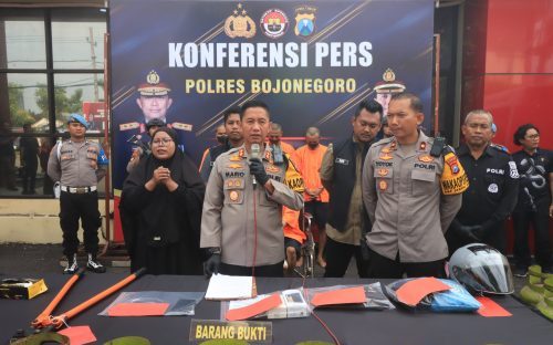 Polres Bojonegoro Berhasil Amankan Tersangka Sindikat Curat