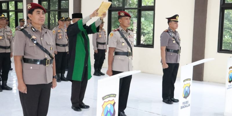 Sertijab Kasatreskrim Polres Bangkalan, AKBP Febri: Setiap Orang Ada Masanya
