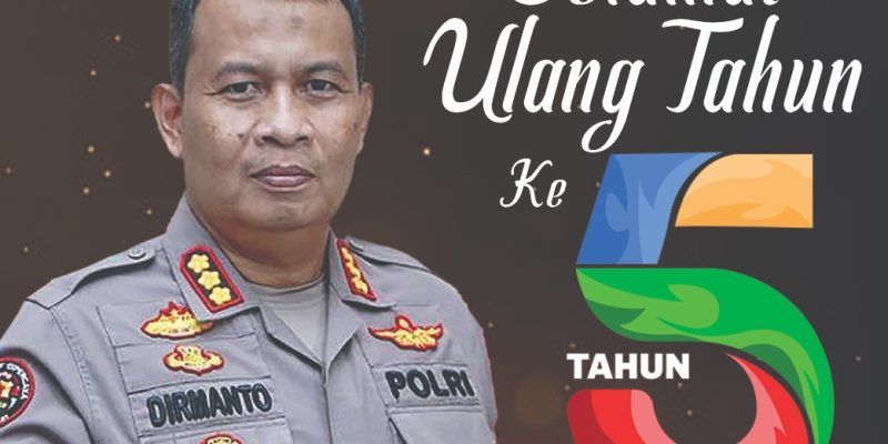 Kombes Pol Dirmanto, S.H., S.I.K., Kabidhumas Polda Jatim Mengucapkan Selamat HUT Ke-5 Media Koran Pelopor dan Media Online www.pelopornews.co.id