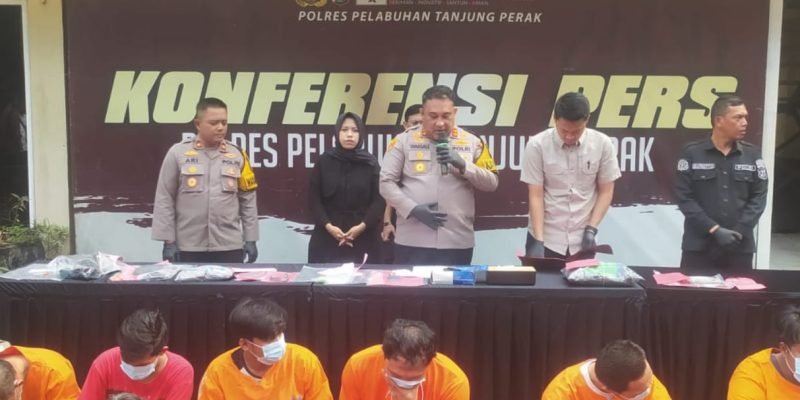 Polres Pelabuhan Tanjung Perak Beberkan Hasil Tumpas Kejahatan Di Wilayah Hukumnya