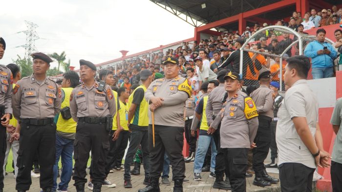 Laga Persekabpas vs Tornado FC, Kapolres Pasuruan Pimpin Pengamanan Hingga Akhir Laga