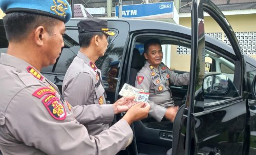 Tegakkan Disiplin, Sipropam Polres Musi Rawas Cek Kelengkapan Kendaraan Personel