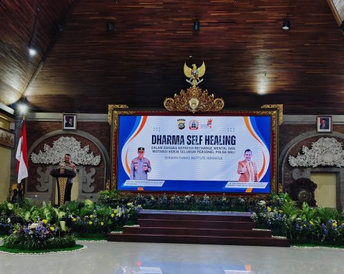 Mantabkan Program Unggulan Kapolda, Thanks Institute Memberi Self Healing Seluruh Jajaran Polres Polda Bali
