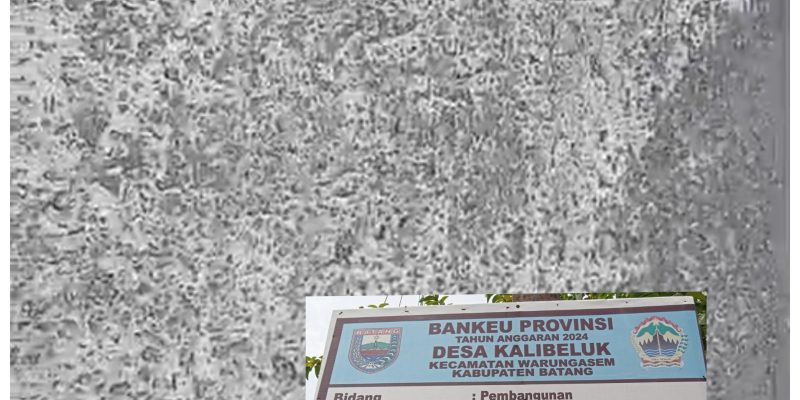 Kades Kali Beluk Tak Komentar, Banprov 150 Juta Di Duga Amburadul