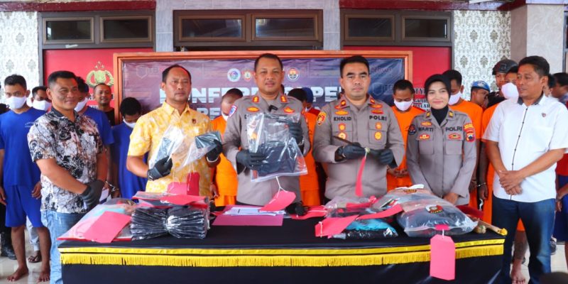 Ungkap 14 Kasus di Januari 2025, Polres Pekalongan Tangkap 21 Pelaku Kriminal