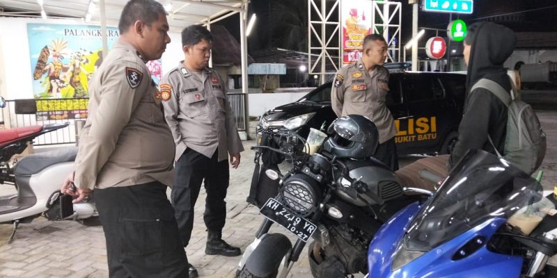 Jaga Keamanan, Satsamapta Polresta Palangka Raya Patroli ke Kantor Indihome