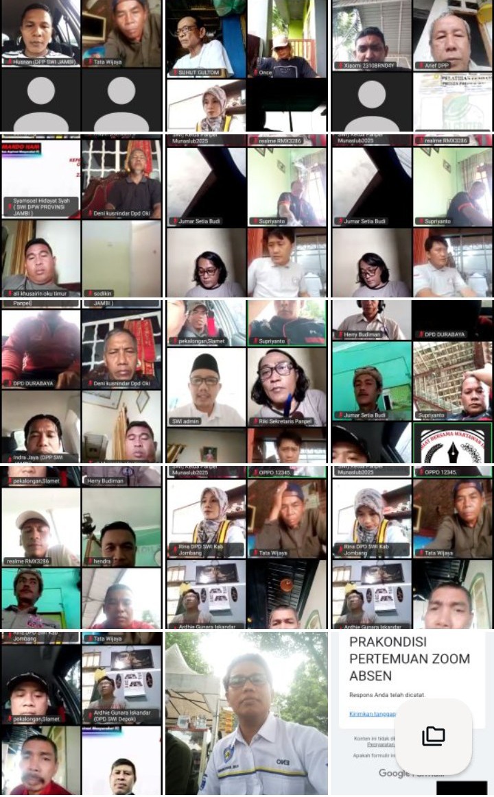 Sambut Peringatan Hari Kebebasan Pers Dunia, SWI Gelar Zoom Meeting Nasional