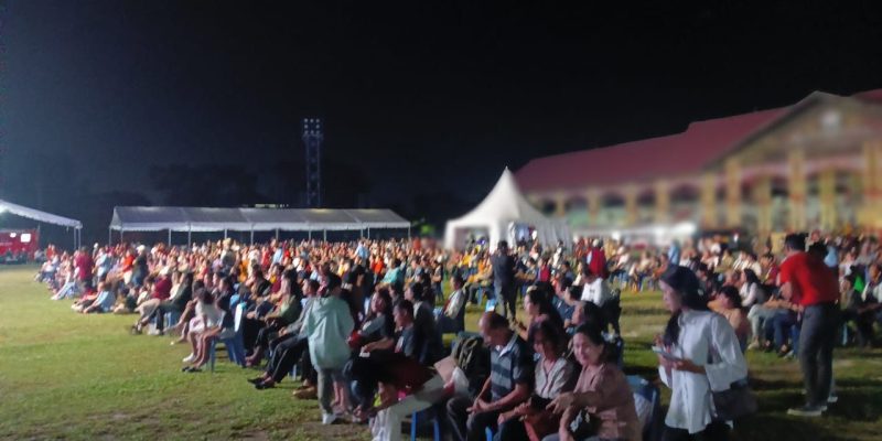 Polresta Palangka Raya Amankan Jalannya Kebaktian Kesembuhan Ilahi di Sanaman Mantikei