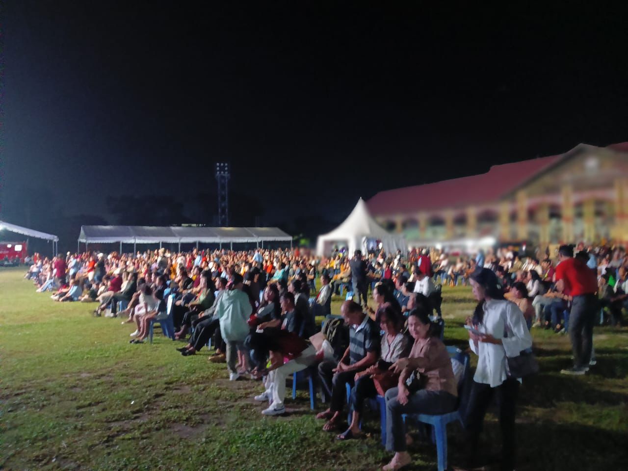 Polresta Palangka Raya Amankan Jalannya Kebaktian Kesembuhan Ilahi di Sanaman Mantikei